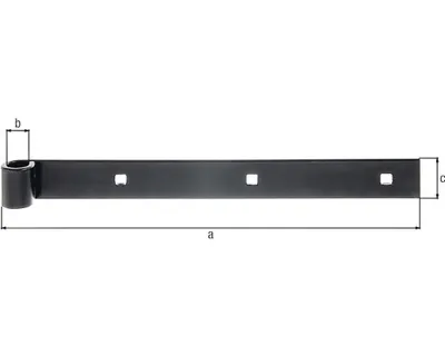 Produktbild von Ladenband B.30mm L.300mm STA schwarz ku.-besch.ger.