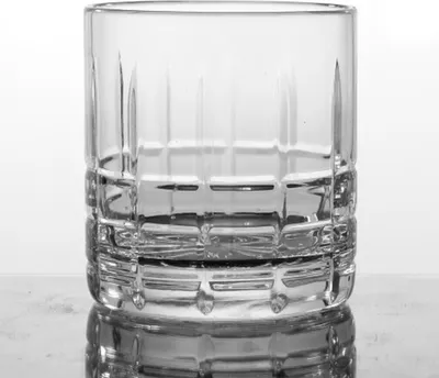 Produktbild von Whiskybecher Karree 280 ml Trinkglas Saftglas Bleikristallglas klar