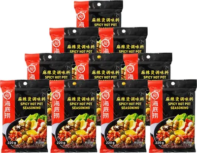 Produktbild von Haidilao Scharfe Hot Pot Gewürzmischung 10x220g