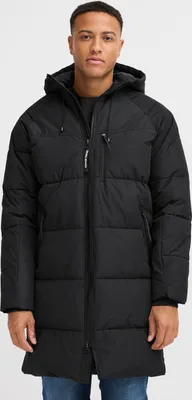 Produktbild von Blend BHMkarsin Herren Parka Winterjacke Jacke mit Kapuze regulierbarem Elastikband Reißverschlusstaschen Rippbündchen Label-Details Regular fit