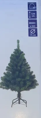 Productafbeelding van Kunstkerstboom, dennenboom met standaard, 120 cm, groen