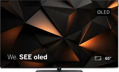 Produktbild von LOEWE We. SEE 65 Zoll OLED-TV, Ultra HD, Smart TV, HDR, Dolby Vision, Dolby Atmos, 60W Soundbar, drehbarer Tischfuß, AirPlay, HDMI 2.1, dünn