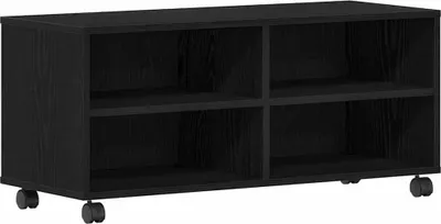 Produktbild von vidaXL TV-Schränk Schwarz 90 x 35 x 40,5 cm Holzwerkstoff