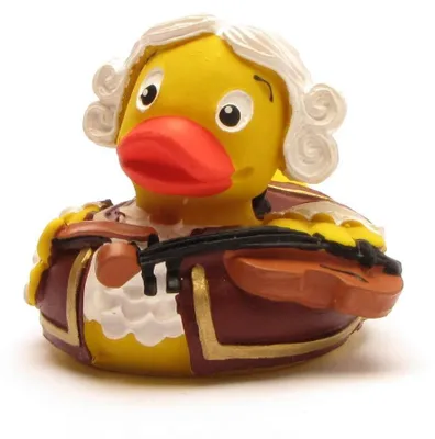Produktbild von I Badeente I Quietscheente I Mozart Ente Badewannenspielzeug