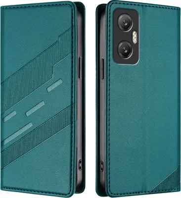 Obrázek produktu pro Pouzdro pro Infinix Hot 20 5G,Polyuretankožené peněženkové pouzdro s přihrádkou na karty a funkcí stojánku Grün