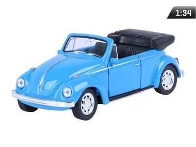 Image de Modèle réduit 1:34, VW Beetle Cabrio, bleu (A880VWBCN)