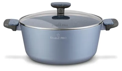 Produktbild von Starke Pro Double Topf mit Deckel Induktion Aluminium 6,6 l