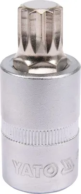 Produktbild von Yato YT-04345, 1 Stück(e), 12-Kerben-Flansch, M14, Chrom-Vanadium-Stahl, Stahl, 55 mm, 25,4 / 2 mm (1 / 2")
