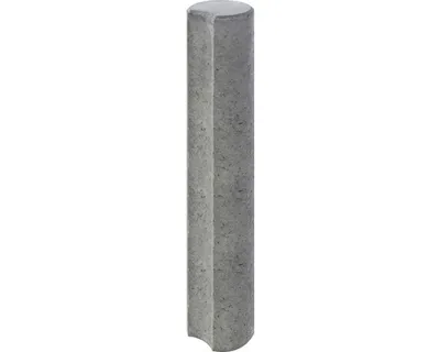 Produktbild von Rundpalisade iMount mit Hohlkehle grau 20 cm x 100 cm