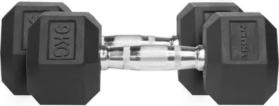 Productafbeelding van THORN FIT Hexagonale rubberen halterset, 9.0 kg [per paar]
