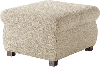 Produktbild von MIRJAN24 Polsterhocker Bangkok Klein, Moderne Sitzhocker vom Hersteller, Holzkonstruktion, 60x60x39 cm (Farbe: Abriamo 03)