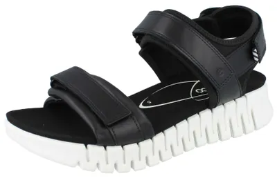 Produktbild von ECCO Gruuv Sol Lea Damen Sandale schwarz Glattleder - Größe: 40