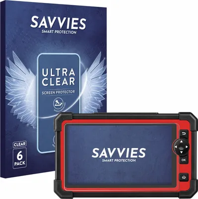 Produktbild von 6x Für Launch X-431 CRP919E Schutzfolie Savvies Displayschutz Display Schutz Folie Klar Transparent
