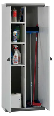 Immagine prodotto di Garofalo Armadio Alto Resina Scik Basic 2 Ante Grigio