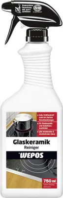 Produktbild von Wepos Glaskeramik Reiniger 750 ml, hohe Fettlösekraft, für Glaskeramik- und Induktionskochfelder