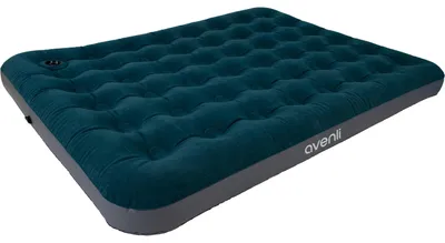 Produktbild von Avenli Luftmatratze Camping CloudCoil grün mit eingebauter Fußpumpe 203x152x22cm