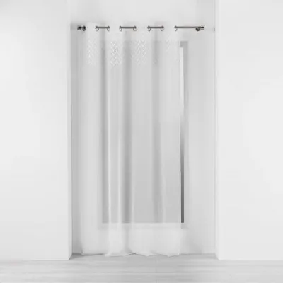 Zdjęcie produktu dla Firanka do salonu na przelotkach IZAORA, 140 x 240 cm