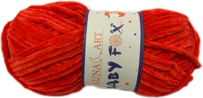 Zdjęcie produktu dla Włóczka Luna Art Baby Fox 100-08 / czerwień