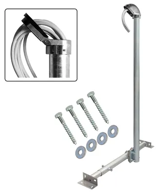 Produktbild von PremiumX BASIC X120-48 SAT Teleskop-Dachsparrenhalter Mast 120cm Mastkappe