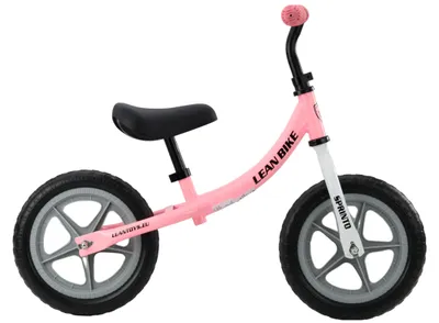Produktbild von Leichtes Rosa Kinder Laufrad 12 Zoll mit verstellbarem Sattel & Lenker, EVA-Reifen 2-5 Jahre