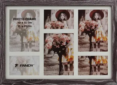 Obrázek produktu pro Fotorámeček Narvik gallery 05 2 šedohnědý