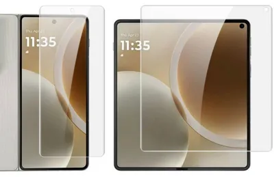 Immagine prodotto di Pellicola protettiva idrogel 2 in 1 per display Motorola Razr Fold 5G, copertura completa, set in TPU