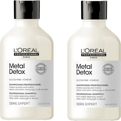 Immagine prodotto di L'OrĂ©al Professionnel Metal Detox Shampoo 2x300ml
