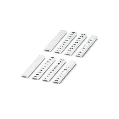 Produktbild von Phoenix Contact 0808626:0021, Anschlussblockmarker, 10 Stück(e), Weiß, 0,5 g