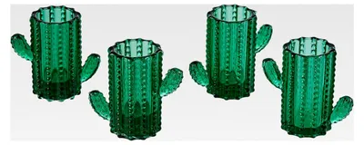 Produktbild von Kaktus-Set mit 4 Schnapsgläsern aus Glas