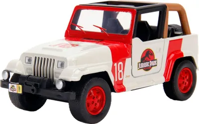 Produktbild von Jada Toys 253252019 - Jurassic World Jeep Wrangler 1:32 - Modellauto