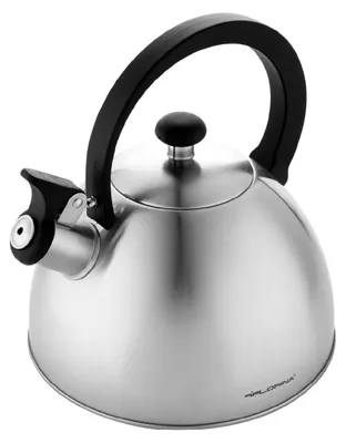 Produktbild von FLORINA Wasserkessel (2,5 l) I Edelstahl Teekessel BRILLO I Flötenkessel mit Bak
