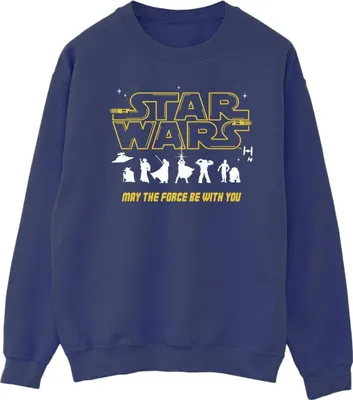 Produktbild von Star Wars - "Force" Sweatshirt für Herren BI46107 (L) (Marineblau)