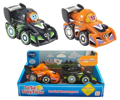 Produktbild von VTech TUT TUT Baby Flitzer 2er Set Rennwagen - Licht & Sound