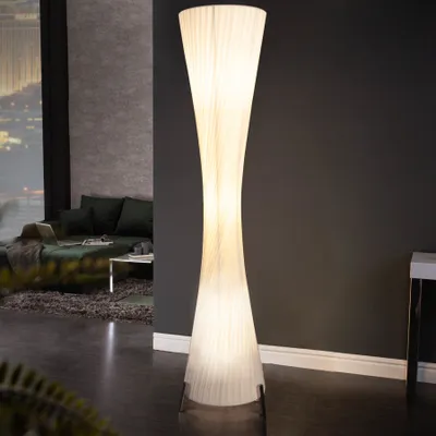 Produktbild von riess-ambiente Moderne Design Stehlampe PARIS X 160cm weiß Stehleuchte Stehlampe Lampe Leuchte