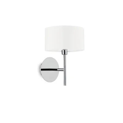 Produktbild von Applique Industrial-Minimal Woody Metall Weiß 1 Licht 3W 3000K Warmes Licht