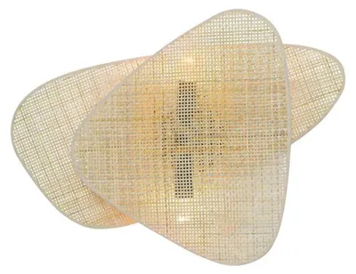 Immagine prodotto di Applique ACA 2xE14 SKYROS in rattan 50x35x13 cm TF20852WN