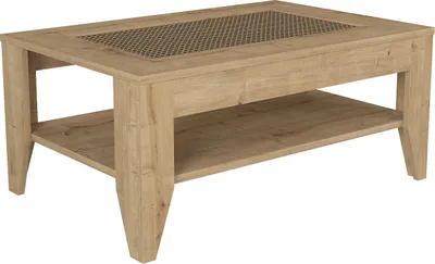 Produktbild von Couchtisch Madura mit offenen Ablagefach in heller Holzoptik, 8829