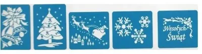 Produktbild von Schneeschablone, 5 Blatt, 30 x 21 cm – Brewis