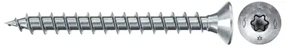 Produktbild von fischer Spanplattenschraube PowerFast, FPF II CTF 3,0 x 25 BC 1000 Senkkopf mit Innenstern TX Vollgewinde galvanisch verzinkt, blau passiviert, 1000 Stück