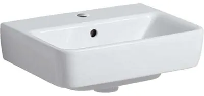 Produktbild von GEBERIT Aufsatzwaschbecken Renova Plan 45 cm weiß mit KeraTect® Spezialglasur 501718008