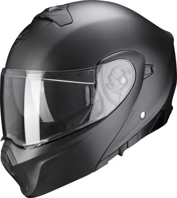 Produktbild von Scorpion EXO 930 Solid Klapphelm Farbe: Schwarz Matt, Grösse: XS (53/54)