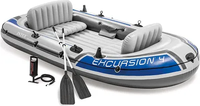 Produktbild von Intex Boot Excursion 4-Sitzer, Set, 315 x 165 x 43 cm, Maximale Tragfähigkeit: 500 kg