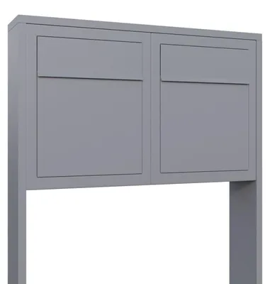 Produktbild von Briefkastenanlage Base for Two in Grau Metallic