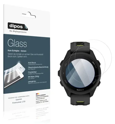 Image de 2x Protection ecrán pour Garmin Forerunner 170 Verre souple Film Protecteur 9H dipos