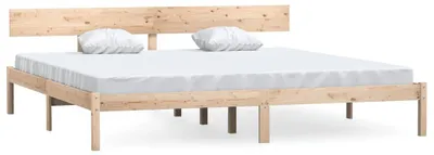 Productafbeelding van vidaXL Massief houten bed zonder matras, 200x200 cm