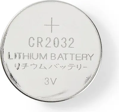 Obrázek produktu pro Lithiová knoflíková baterie CR2032 | 3 V DC | 5-Blistr | stříbrný