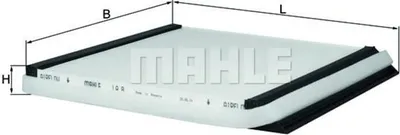 Produktbild von MAHLE ORIGINAL Filter, Innenraumluft LA 8