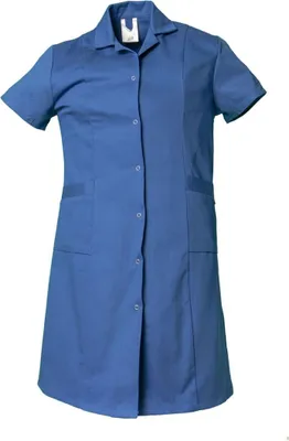Produktbild von Planam Berufsmantel Baumwolle 1/4 Arm, Damen Gr. 40 kornblau