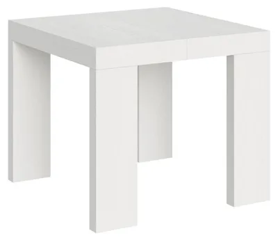 Immagine prodotto di Tavolo Allungabile 90-246x90x77 cm Roxell bianco frassino