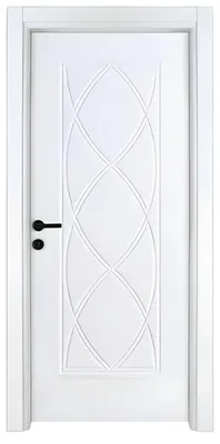 Immagine prodotto di Elegante porta interna bianca Porte per hotel di pregio Porta di sicurezza di alta qualità